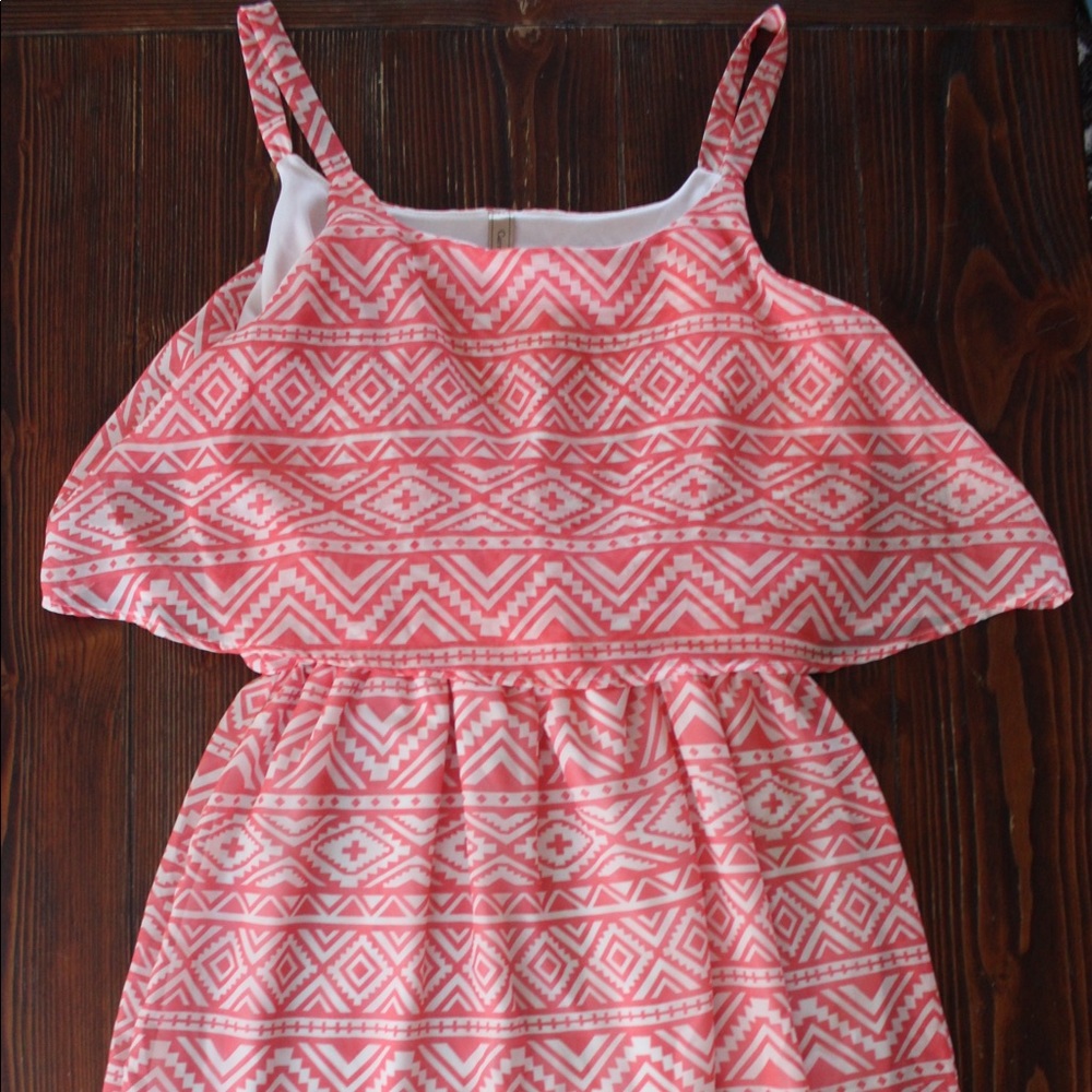 Aztec printed dress